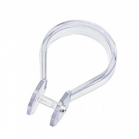 Euroshowers Curtain Rings Clear (12)