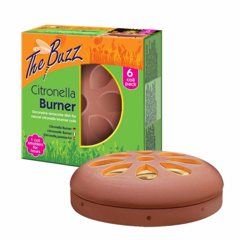 Citronella Burner With 6 Coil Pack