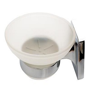 Tema Verona Soap Dish With Frosted Glass