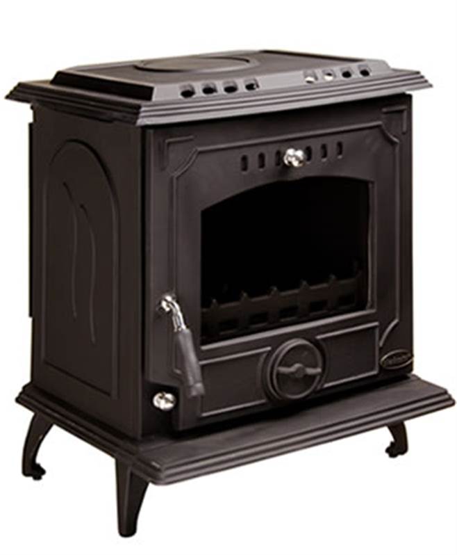 Blacksmith Bellows Non Boiler Enamel Black Solid fuel Stove