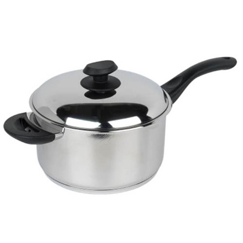 Stainless Steel Sauce Pan with Two Handles 22 cm