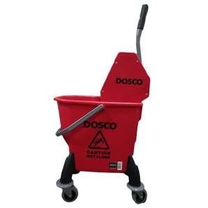 Dosco Kentucky Mop Bucket & Wringer Red - 26 Litre