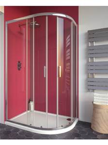 City Plus Off Quadrant Double Door - 1200 x 800 x 1900mm