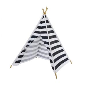 Navy & White Stripe Teepee Play Tent