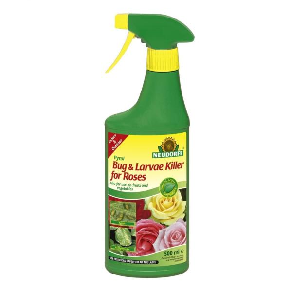 Neudorff Pyrol Organic Bug & Larvae Killer for Roses & Edible Crops 500ml