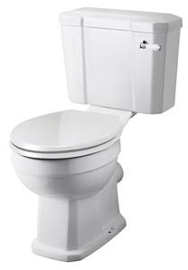 Cashel Close Coupled WC Complete with Soft Close Seat & Cover
