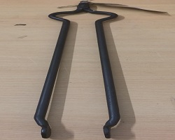 24" Forged Fire Tongs