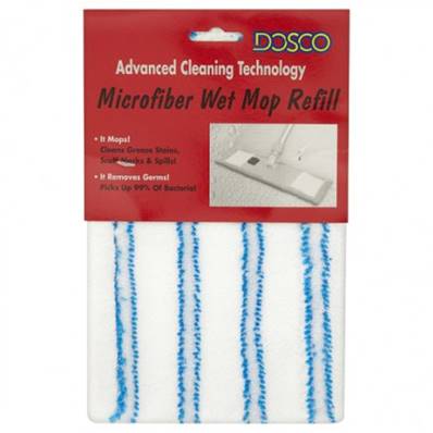 DOSCO MICROFIBRE MOP REFILL WET 64018