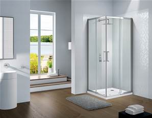 Slimline Capella Corner Entry - 900mm