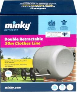 MINKY RETRACTABLE OUTDOOR CLOTHES LINE 30M