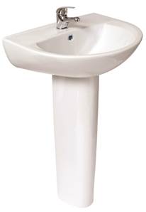 President 1 Taphole Washbasin Only - 50 cm