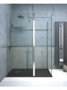 Aspect Chrome Wetroom Panel - 700 x 2000mm