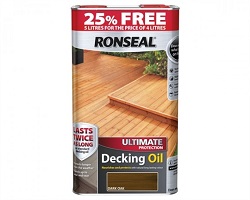 Ronseal Ultimate Decking Oil Dark Oak 5L