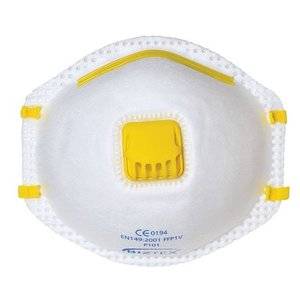 Portwest P1V DISPOSABLE RESPIRATOR VALVED 10PK