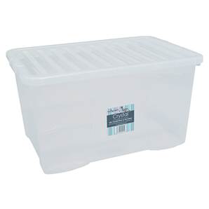 Crystal Box & Lid Clear - 60 Litre