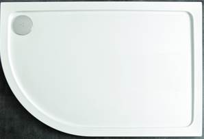 Kristal Low Profile Righthand Quadrant Shower Tray - 1200 x 900mm