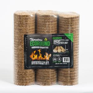 THORNTON'S ECOBLAZE SMOKELESS WOOD BRIQUETTES 10 KG - 12 PACK