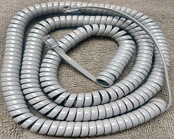 Curly Telephone Lead (3M)