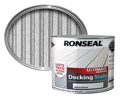Ronseal Ultimate Decking Stain White Wash 2.5L