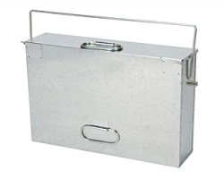 Castle Living Galvanised Ash Box