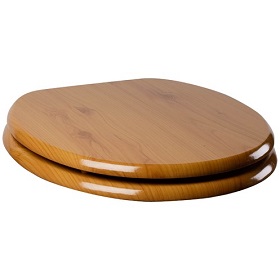 Tema Antique Pine Timber Toilet Seat