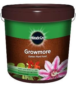 MIRACLE GRO GROWMORE GARDEN PLANT FOOD 10KG TUB