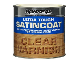 Ronseal Satin Clear Varnish 750ML