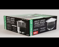 8" SHL Anti Bird & Rain Cowl