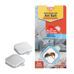 Zero In Dual Action Gel Ant Bait - Twin Pack