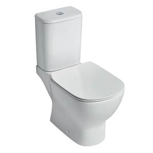 Tesi Open Back Pan, Cistern & Seat