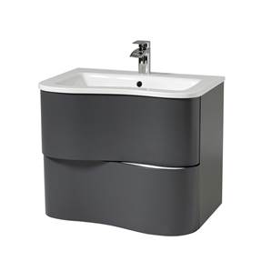 Bella Wall Hung Vanity Unit & Basin Dusk - 80 cm