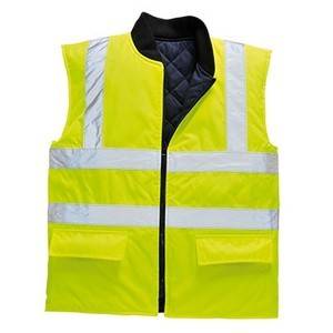 Portwest HI VIZ BODYWARMER YELLOW