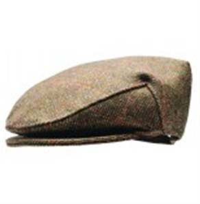 TWEED PEAKED CAP ASS X-LARGE