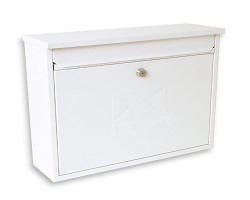 Burg Sterling Elegance White Post Box