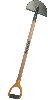 True Temper Lawn Edger Wood Handle