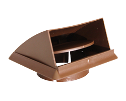 4" Terminal Flap Brown Vent