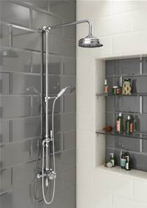 Grand Traditional Shower Rigid Riser Kit