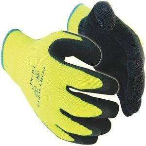 PORTWEST THERMAL GRIP GLOVES YELLOW/BLACK