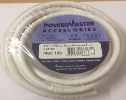 4 X 1.5 White Heat Resistant Flex (5M)