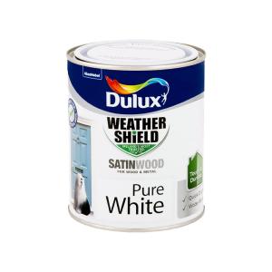 Dulux Weathershield Exterior Satinwood Paint - 750ml