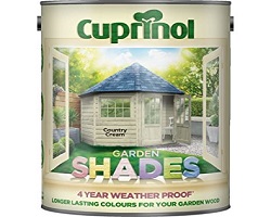 Cuprinol Garden Shades Wood Preservative Country Cream 1L