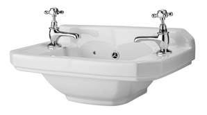 Cashel Clockroom Washbasin 2 Taphole - 515mm