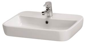 Caspia Square Countertop Washbasin 1 Taphole