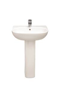 Tonique Washbasin & Full Pedestal - 55 cm