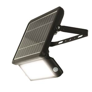 Luceco Solar Guardian Floodlight with PIR Motion Sensor - 10 W