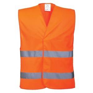 Portwest HI VIS BAND & BRACE VEST ORANGE