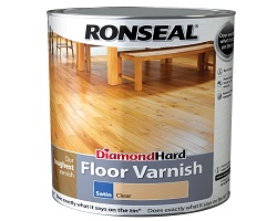 Ronseal Clear Satin Floor Varnish 5L
