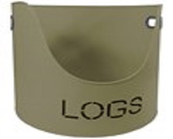 Sirocco Country Green Logs Bucket