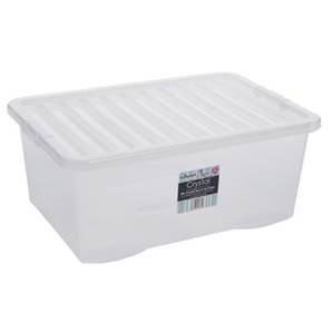 Crystal Box & Lid Clear - 45 Litre