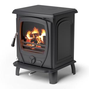 Stanley Aoife Solid Fuel Non-Boiler Stove - Matt Black